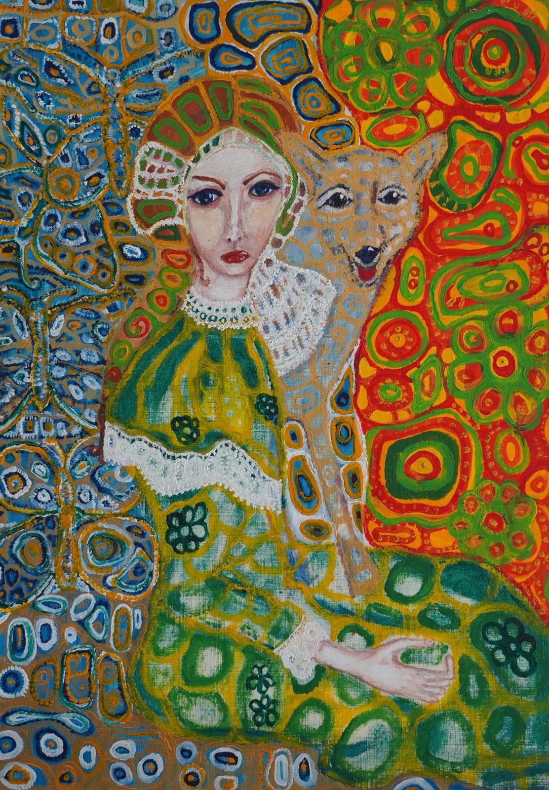 Lady with a Fox