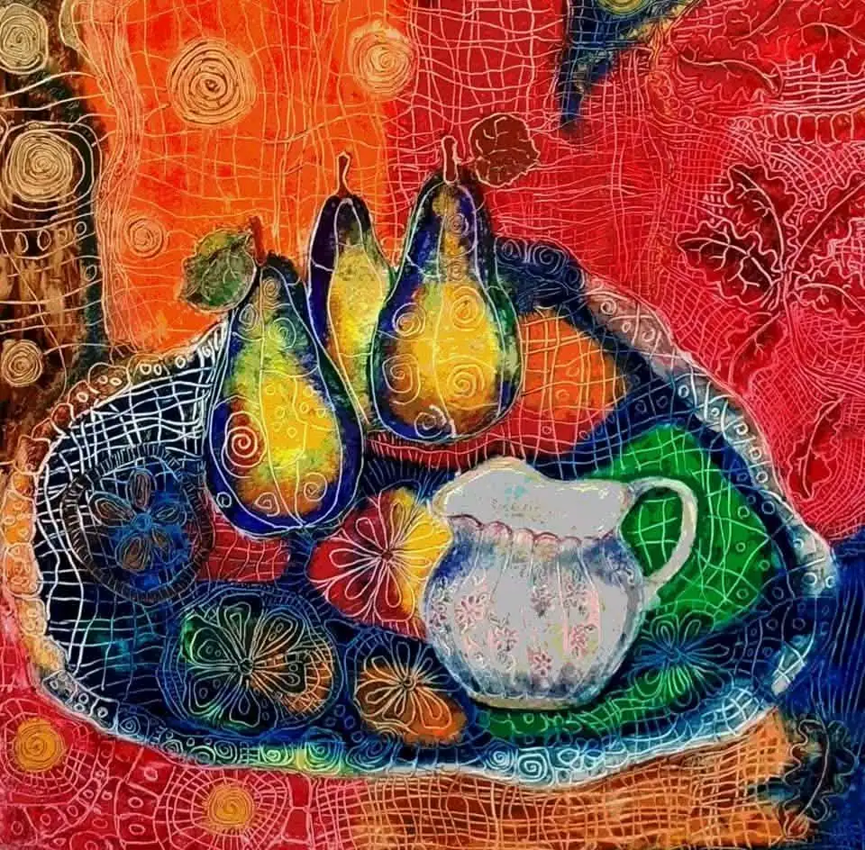 Pears and Milk Jug