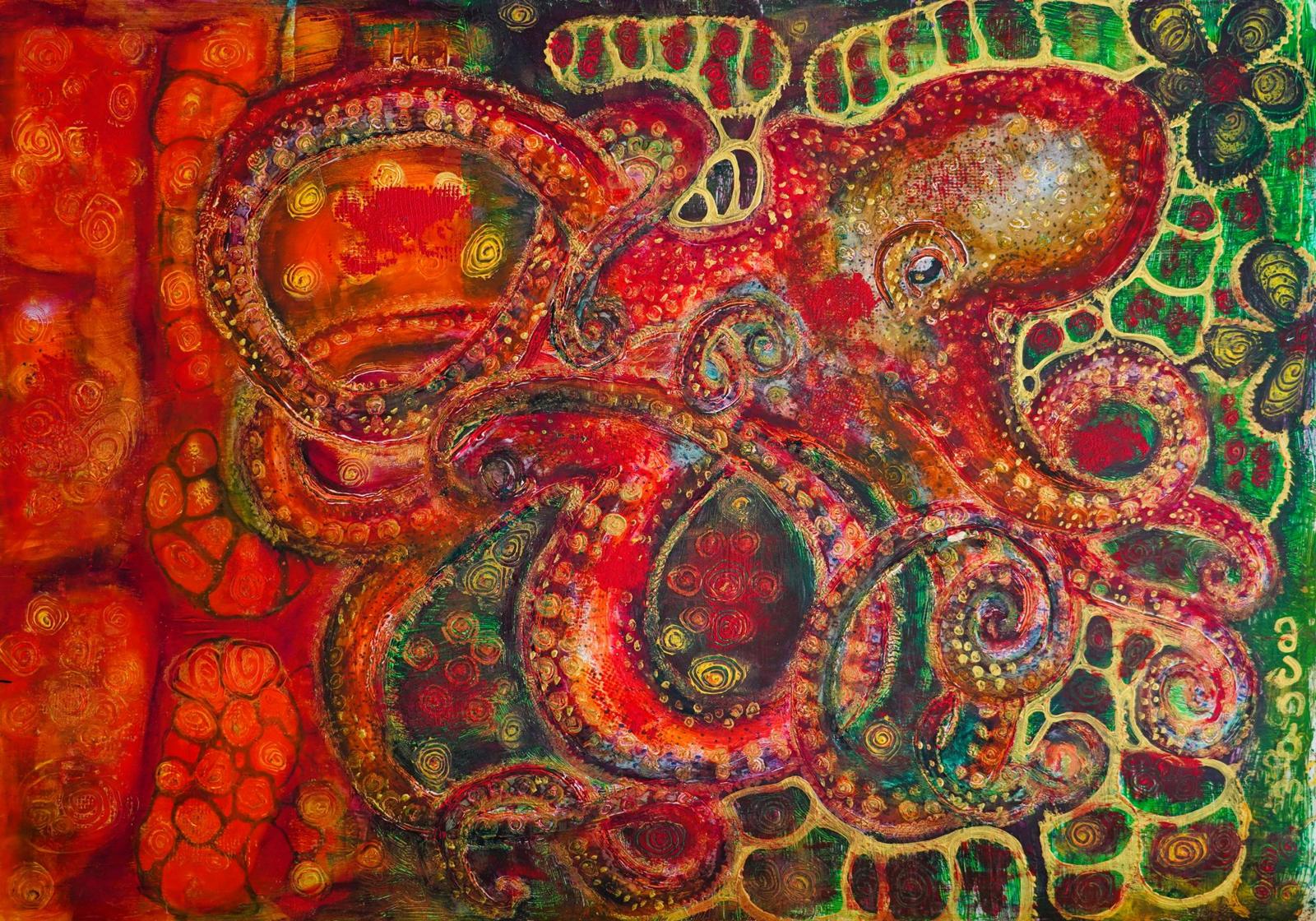 Red Octopus