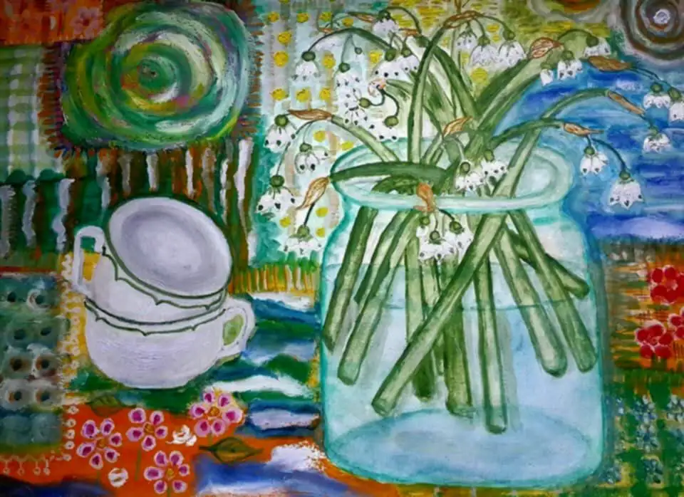 Snowdrops and Teacups