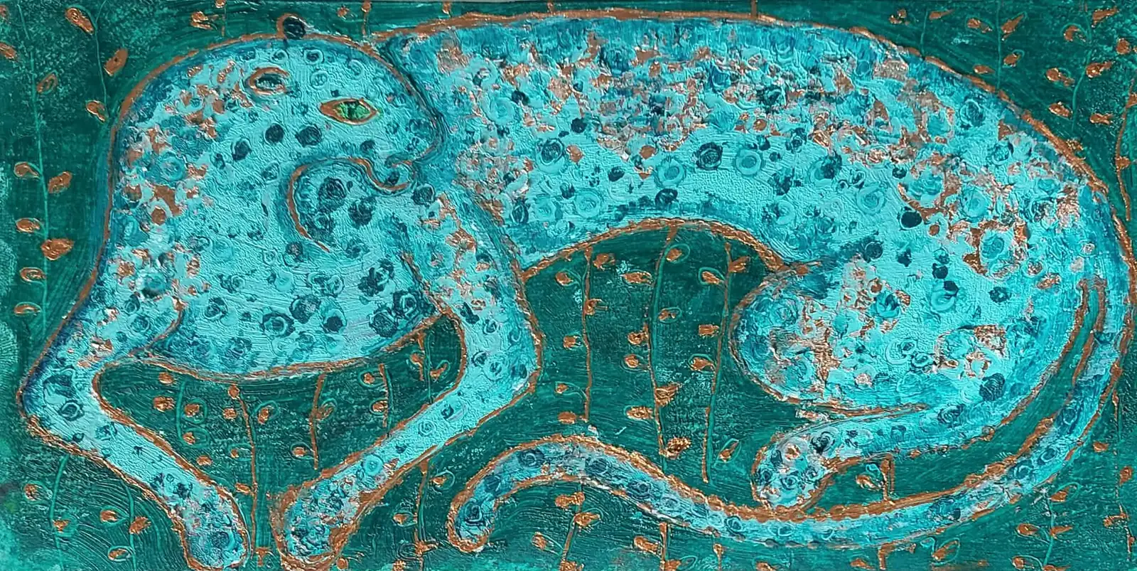 Turquoise Leopard