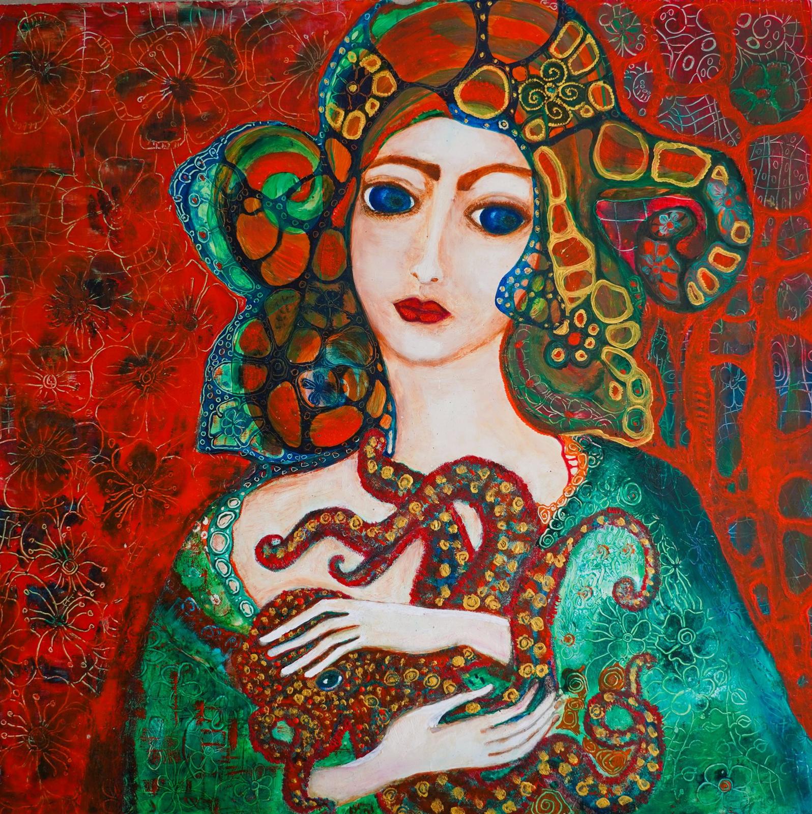 Woman with an Octopus